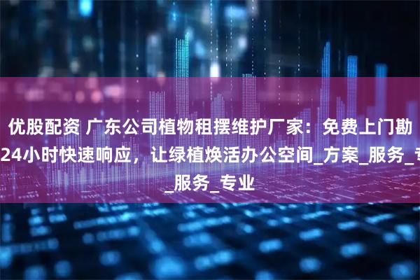 优股配资 广东公司植物租摆维护厂家：免费上门勘测+24小时快速响应，让绿植焕活办公空间_方案_服务_专业