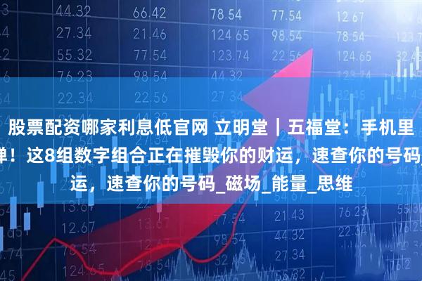 股票配资哪家利息低官网 立明堂｜五福堂：手机里藏着的“情绪炸弹！这8组数字组合正在摧毁你的财运，速查你的号码_磁场_能量_思维