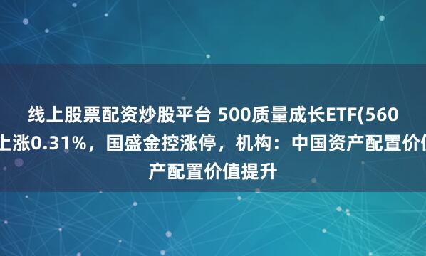 线上股票配资炒股平台 500质量成长ETF(560500)上涨0.31%，国盛金控涨停，机构：中国资产配置价值提升
